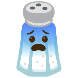 Salt and Fearful face