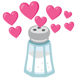 Salt and Heart with arrow