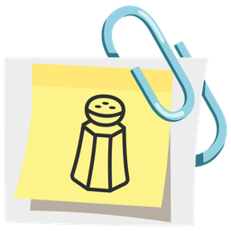 Salt and Linked paperclips