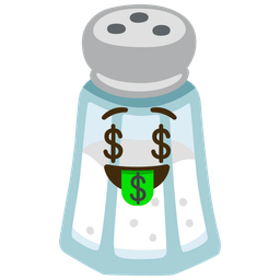 Salt and Money-mouth face