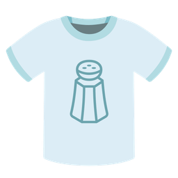 Salt and T-shirt