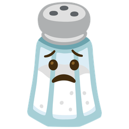 Salt and Worried face