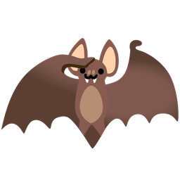 saluting face and bat