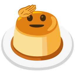 saluting face and custard