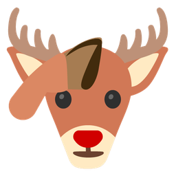 saluting face and deer