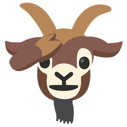 saluting face and goat