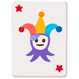 saluting face and joker