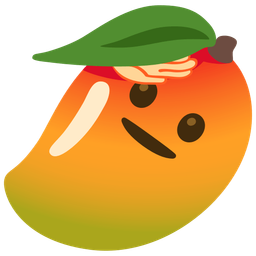 saluting face and mango