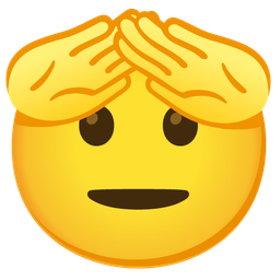 Saluting face and Saluting face