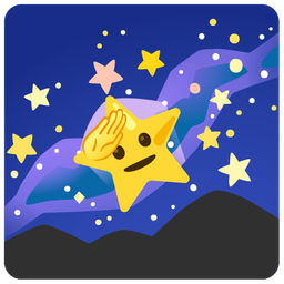 saluting face and telescope