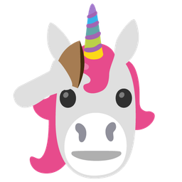 saluting face and unicorn