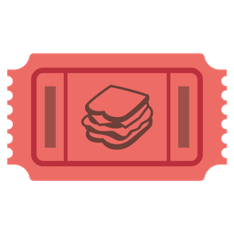 sandwich and admission tickets