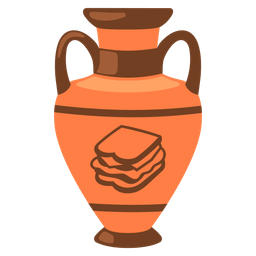 sandwich and amphora