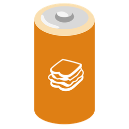 sandwich and battery