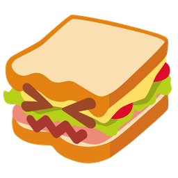 sandwich and confounded face