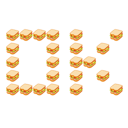 sandwich and OK button