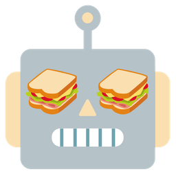 sandwich and robot