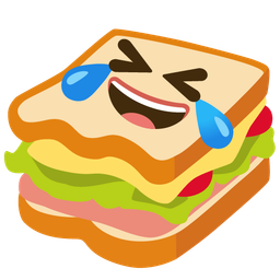 Sandwich and Rolling on the floor laughing