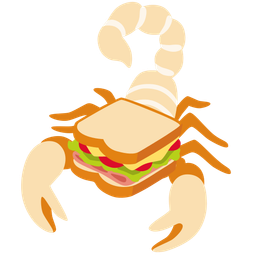 sandwich and scorpion