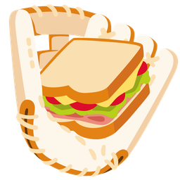 sandwich and softball