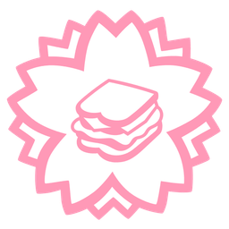 sandwich and white flower