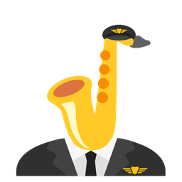 Saxophone and Airplane