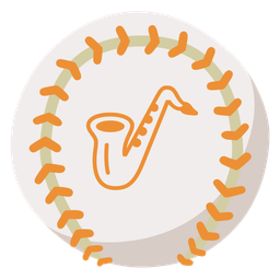 Saxophone and Baseball