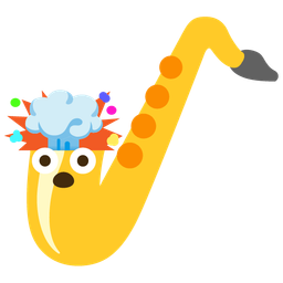 Saxophone and Exploding head