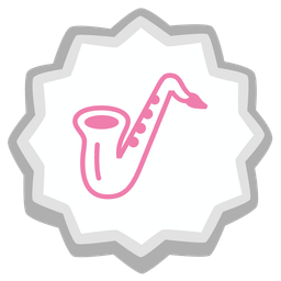 Saxophone and Fish cake with swirl