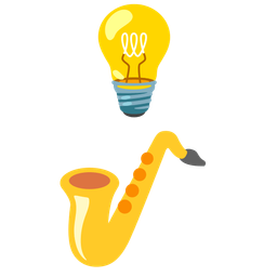 Saxophone and Light bulb