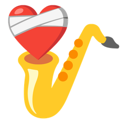 Saxophone and Mending heart