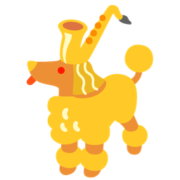 Saxophone and Poodle