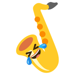 Saxophone and Rolling on the floor laughing