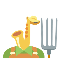 Saxophone and Tractor