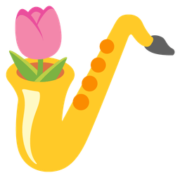 Saxophone and Tulip