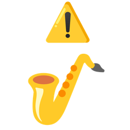 Saxophone and Warning