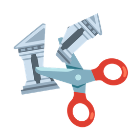 scissors and classical building