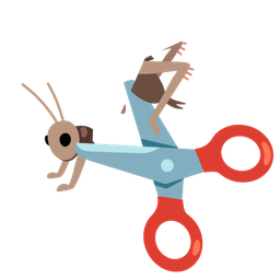 scissors and cricket