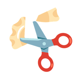 scissors and dumpling