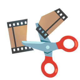 scissors and film frames