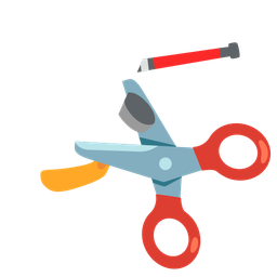 scissors and ice hockey