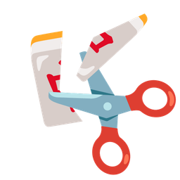 scissors and mahjong red dragon