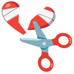 scissors and mending heart