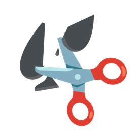 scissors and spade suit