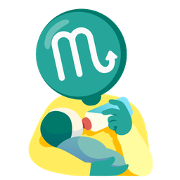 Scorpio and baby bottle