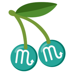 Scorpio and cherries