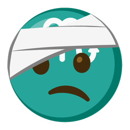 Scorpio and face with head-bandage