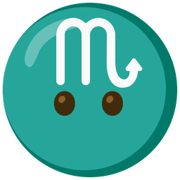 Scorpio and face without mouth