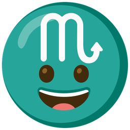 Scorpio and Grinning face