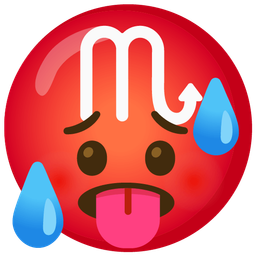 Scorpio and hot face